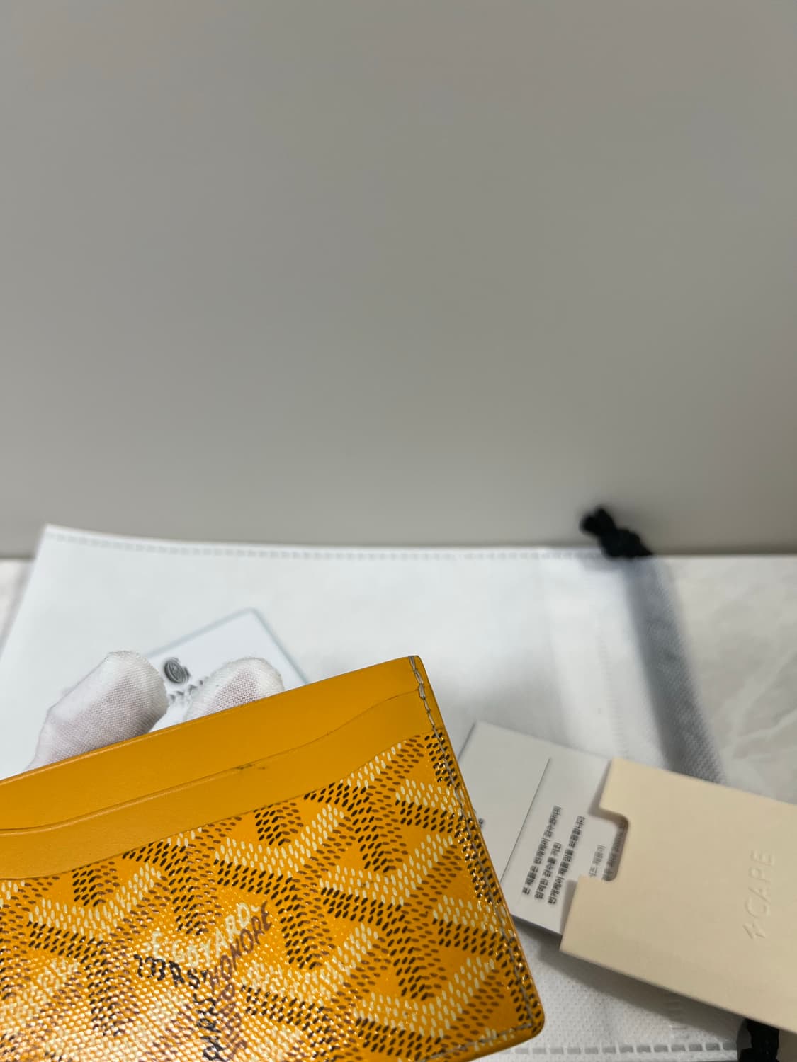 고야드 생쉴피스 카드지갑 옐로우 상품이미지3