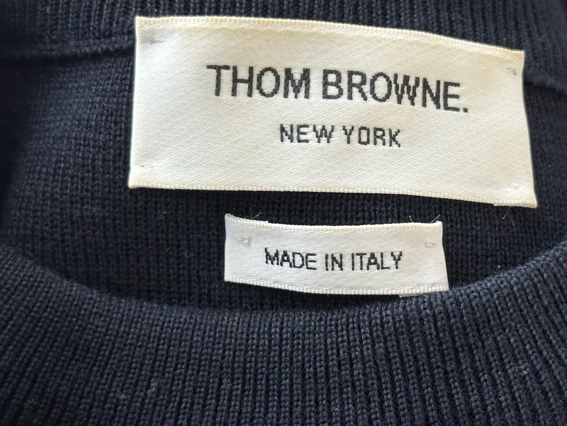 톰브라운 니트 금장 밀리노스티치 니트 0사이즈 판매 상품이미지2