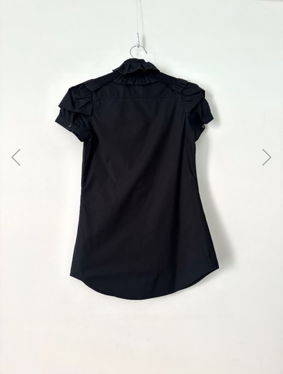 DSQUARED2 frill puff half blouse / black 상품이미지5