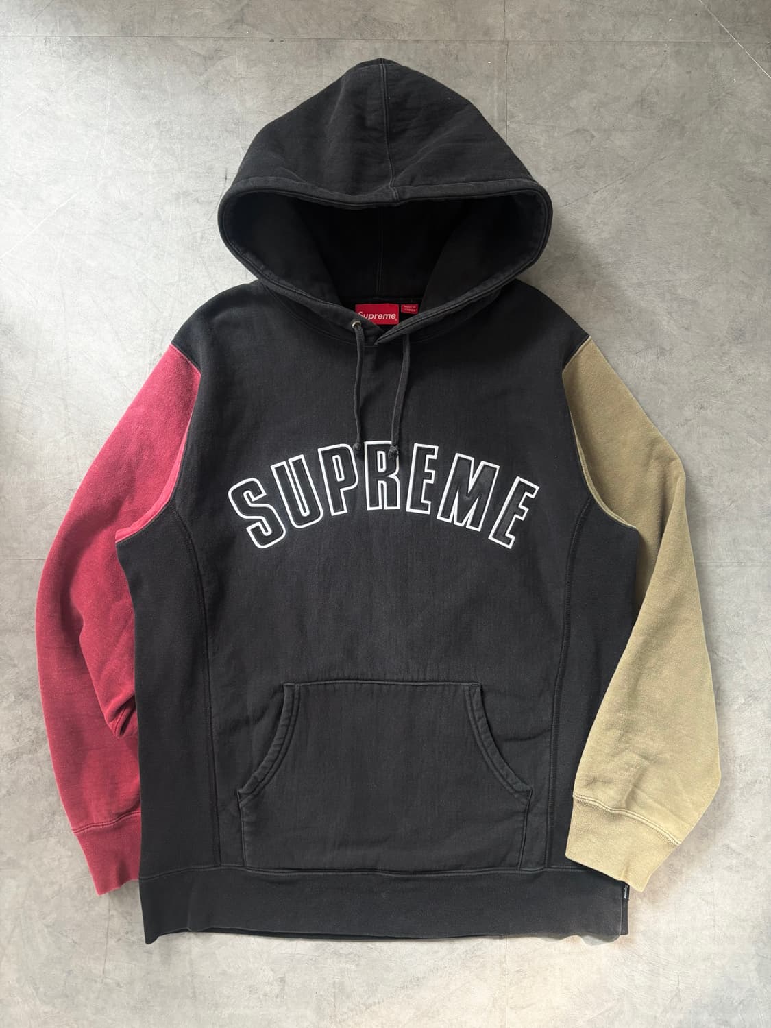 Supreme 슈프림 컬러블록 아치로고 후드티 상품이미지5