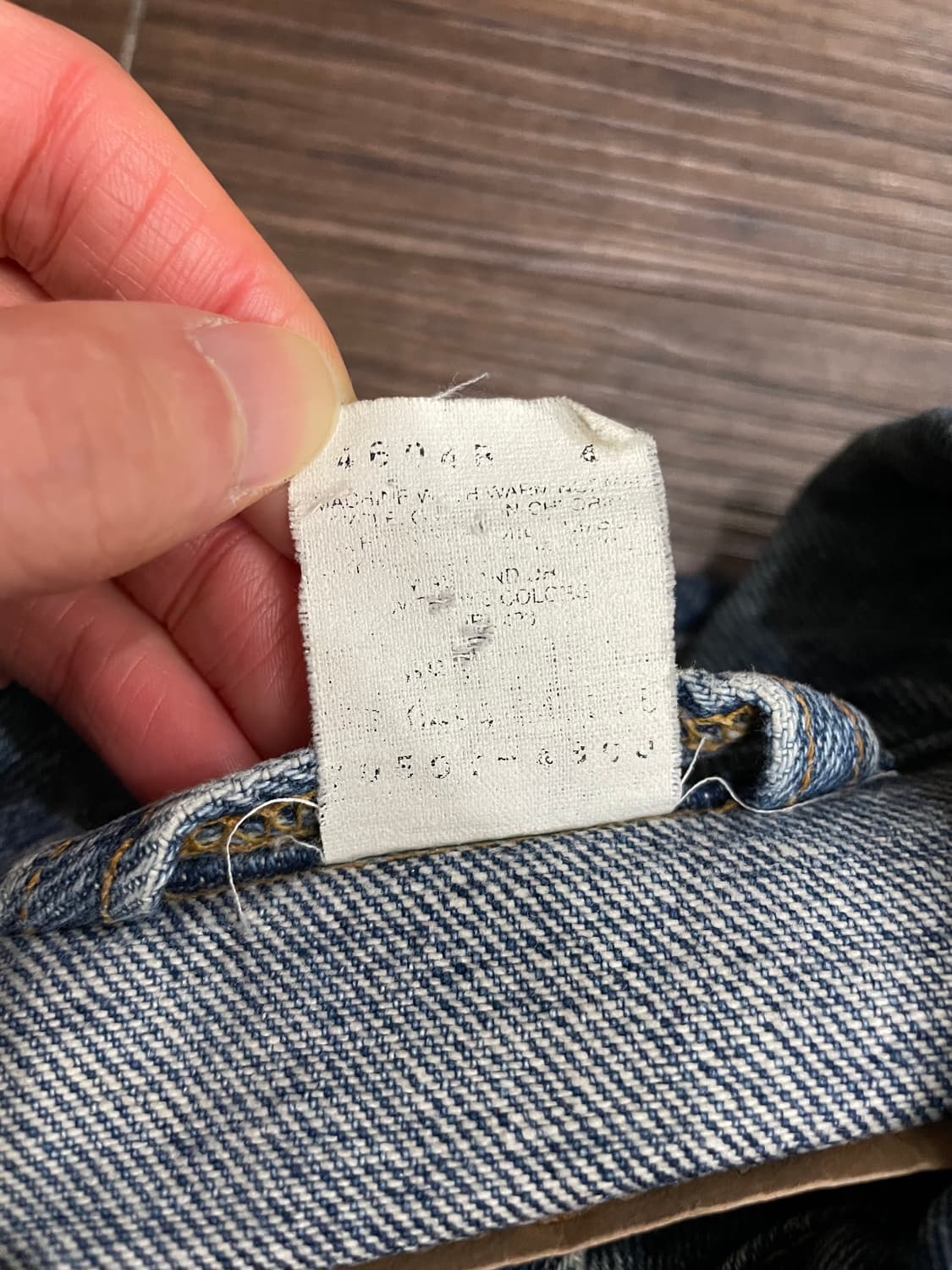 90s 리바이스 70507 트러커 데님 자켓 상품이미지9