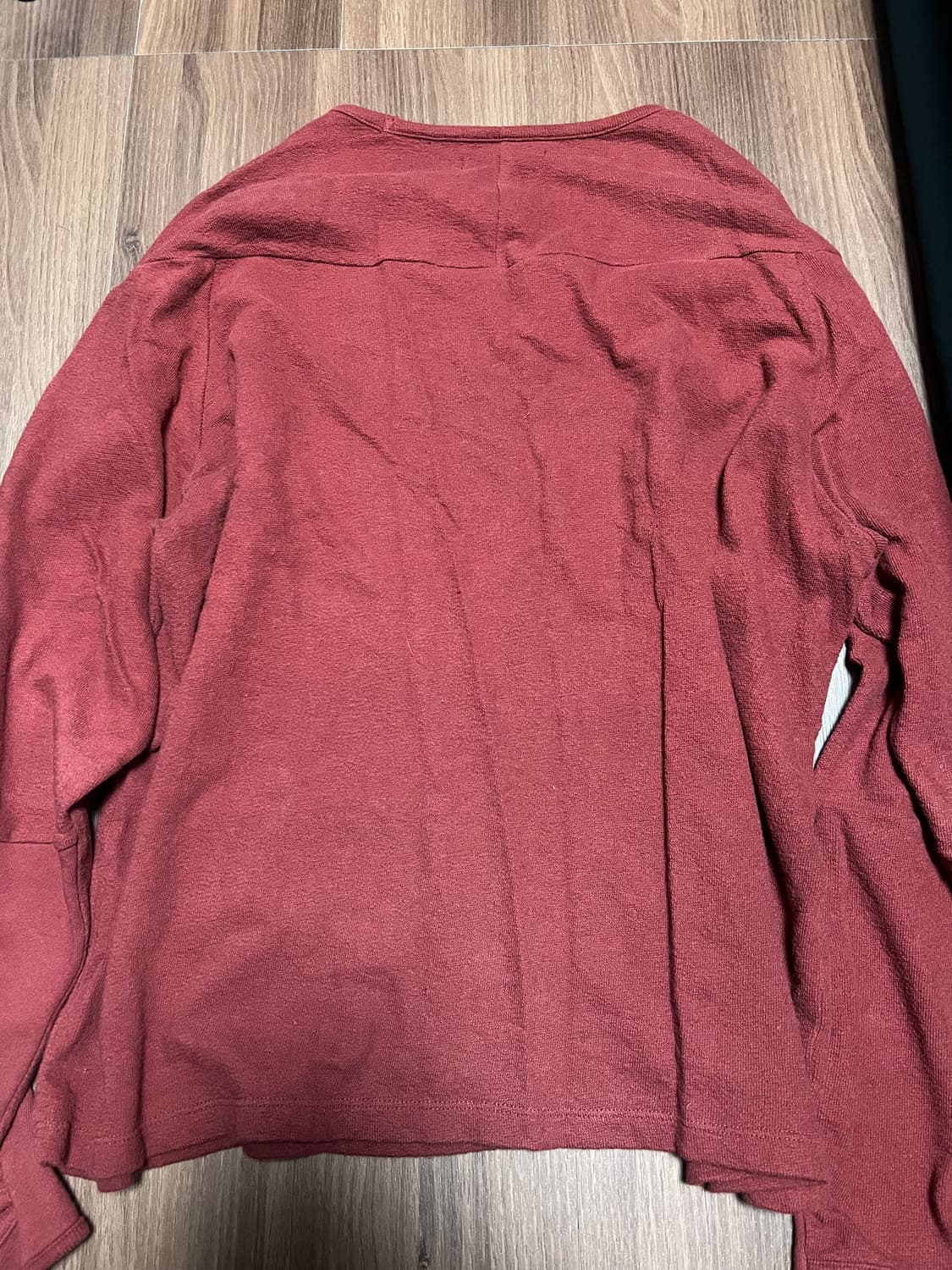 해칭룸 Incision Tee Dark Red 상품이미지2