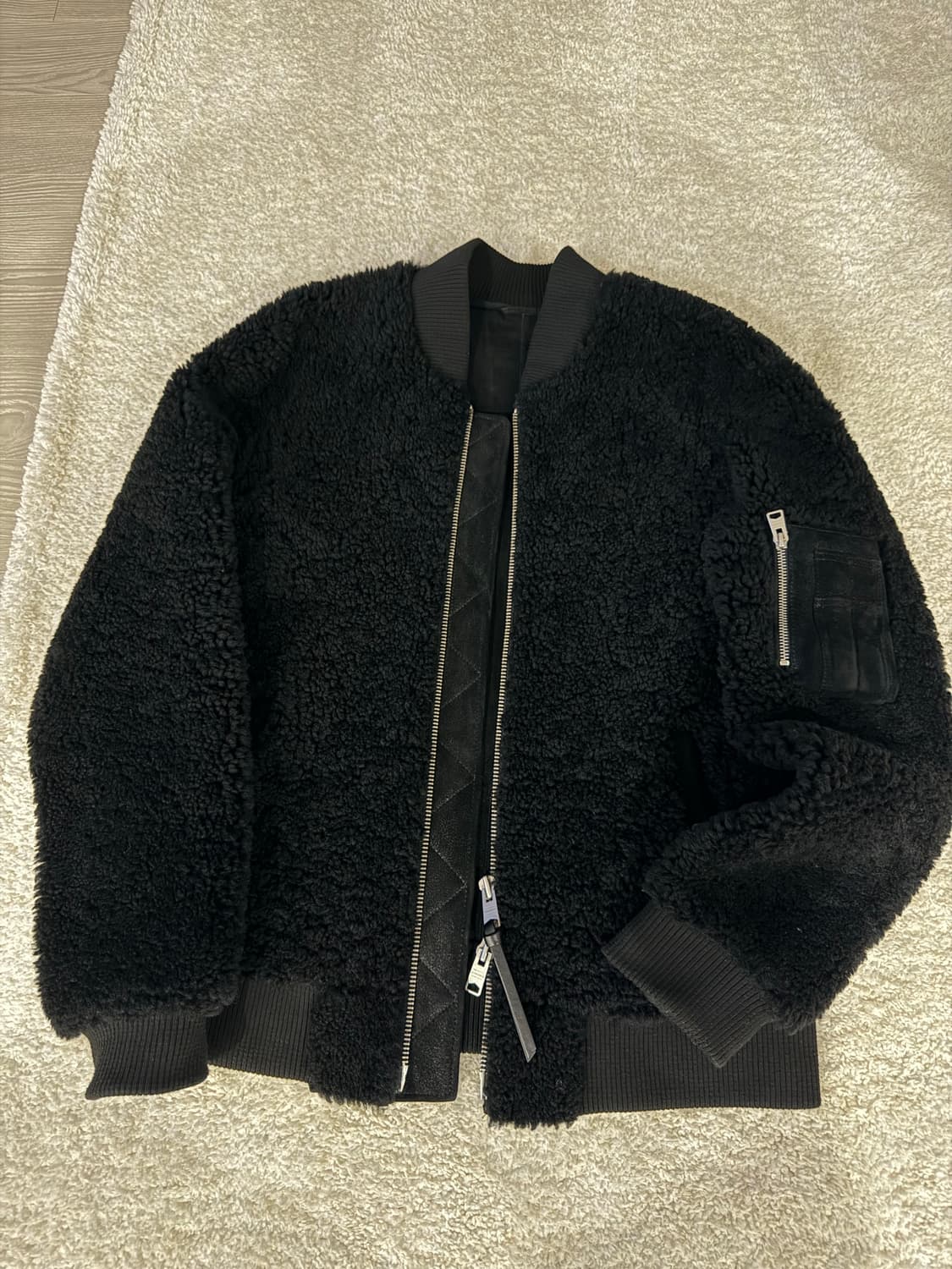 올세인츠 무통(램) 시어링 자켓 상품이미지2