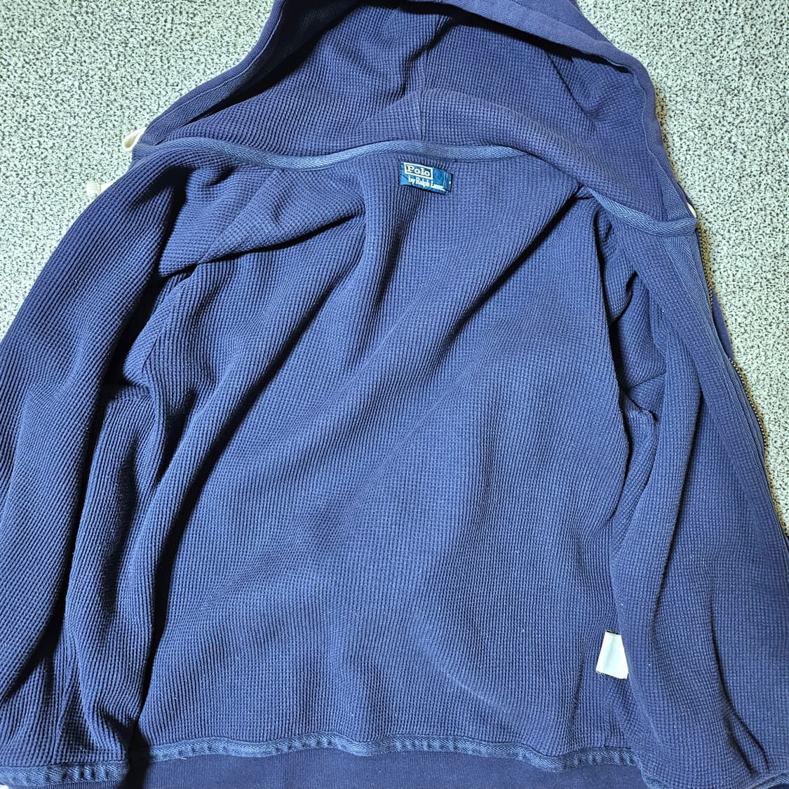 [XL] POLO 폴로 써멀 후드집업 네이비 상품이미지4