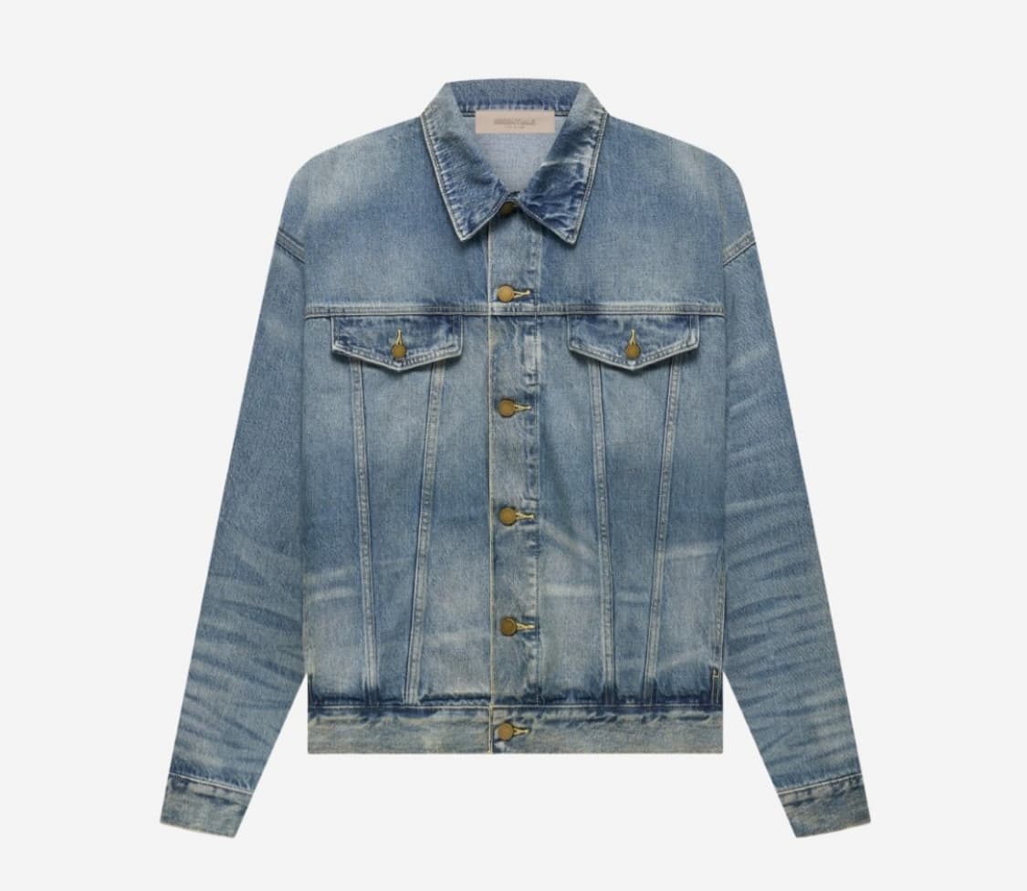 에센셜 트러커 자켓 인디고 22fw 판매합니다. 상품이미지1