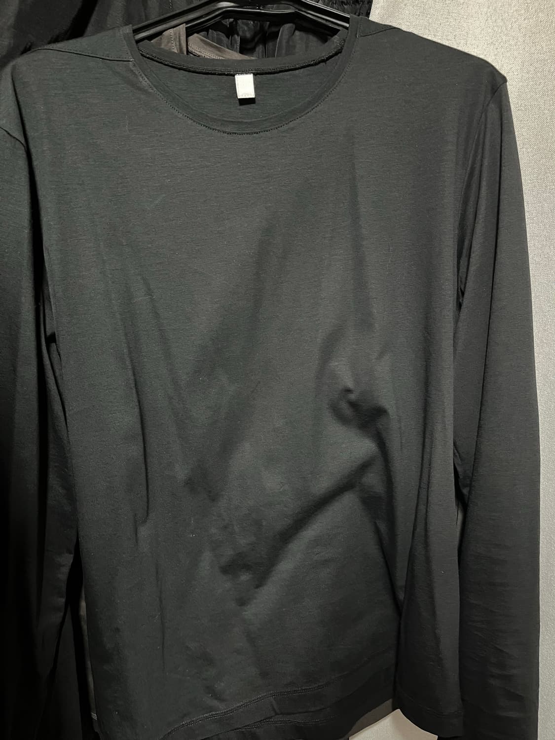 (2) LES pin long sleeve 핀 롱슬리브 블랙 상품이미지2