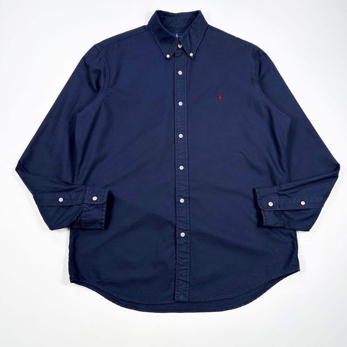 폴로 랄프로렌 포니 클래식 핏 네이비 셔츠 (L) 상품이미지2