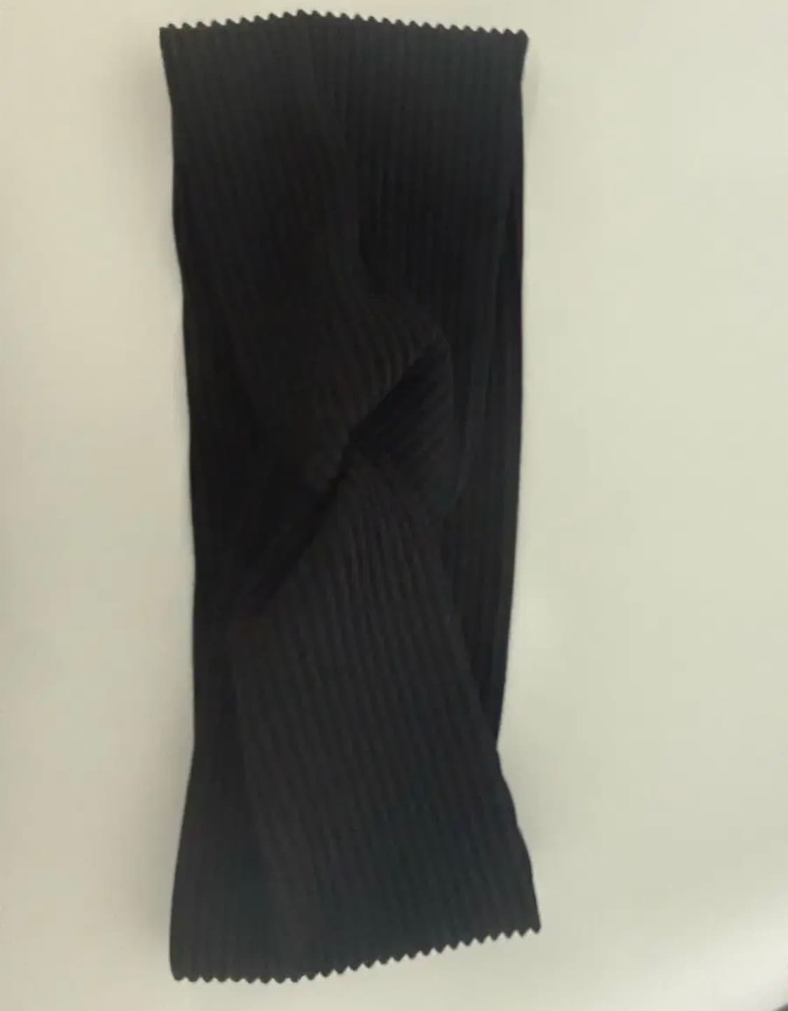 earthjigu 어스지구 Pleats hairband 헤어밴드 블랙 상품이미지1