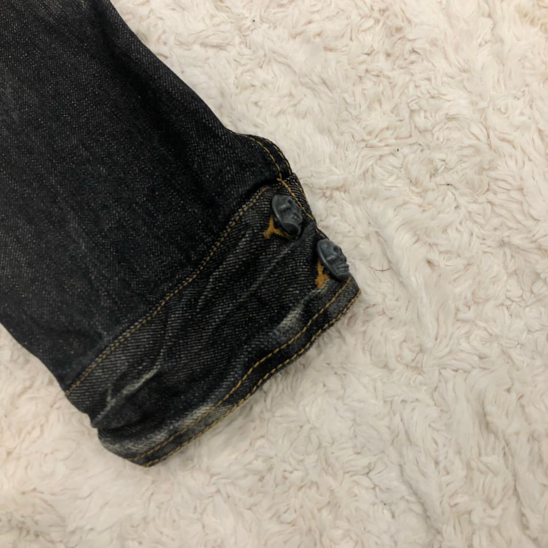 JPN 빈티지 Metal Church 데님 워싱 스컬 트러커 자켓 상품이미지6