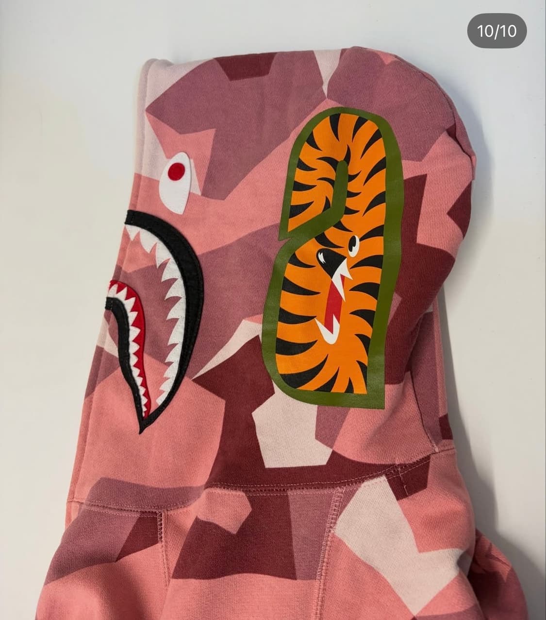 베이프 딸기우유 샤크 후드 상품이미지10