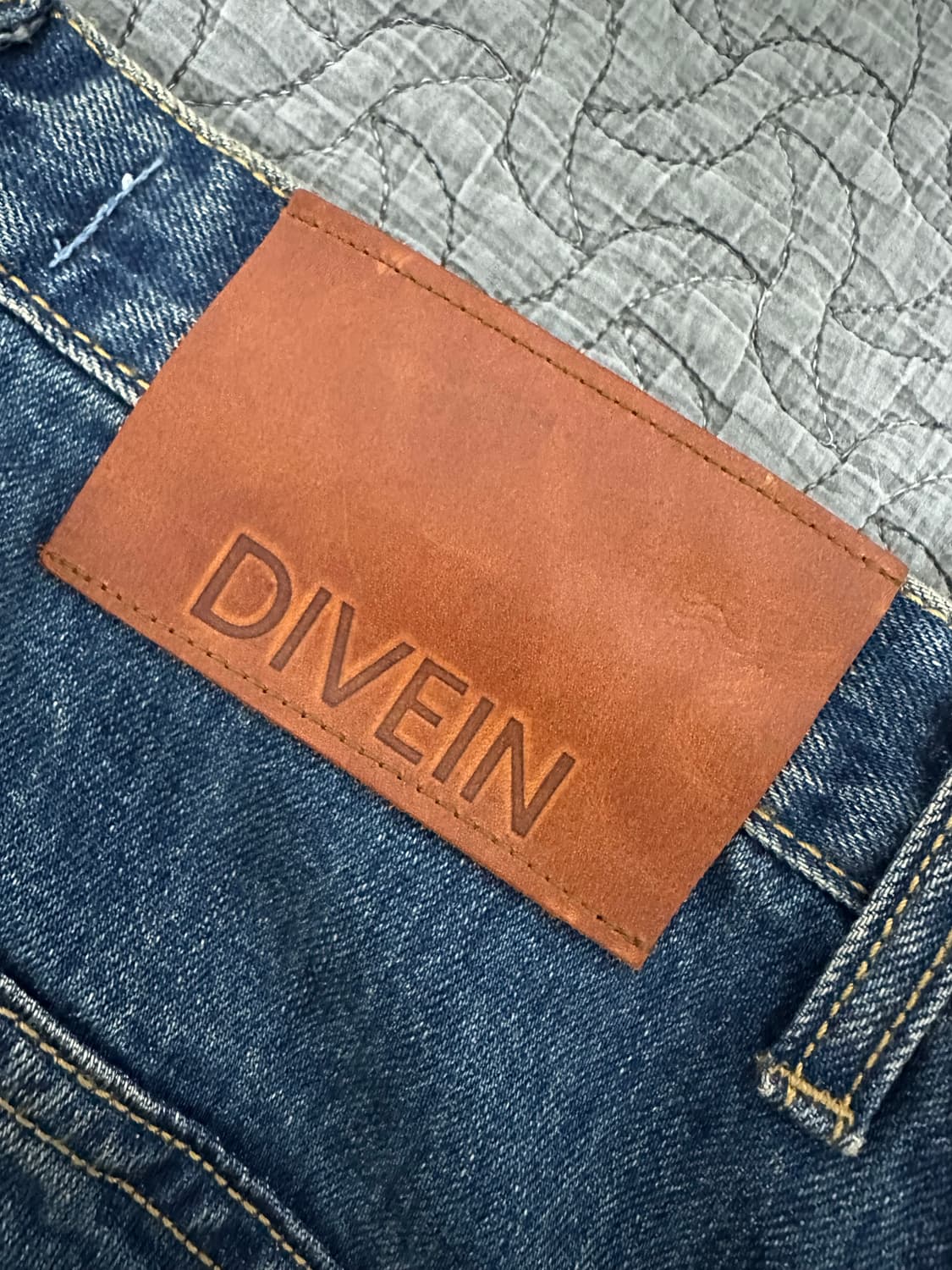 [다이브인] 와이드 커브드 데님 size 1 상품이미지4