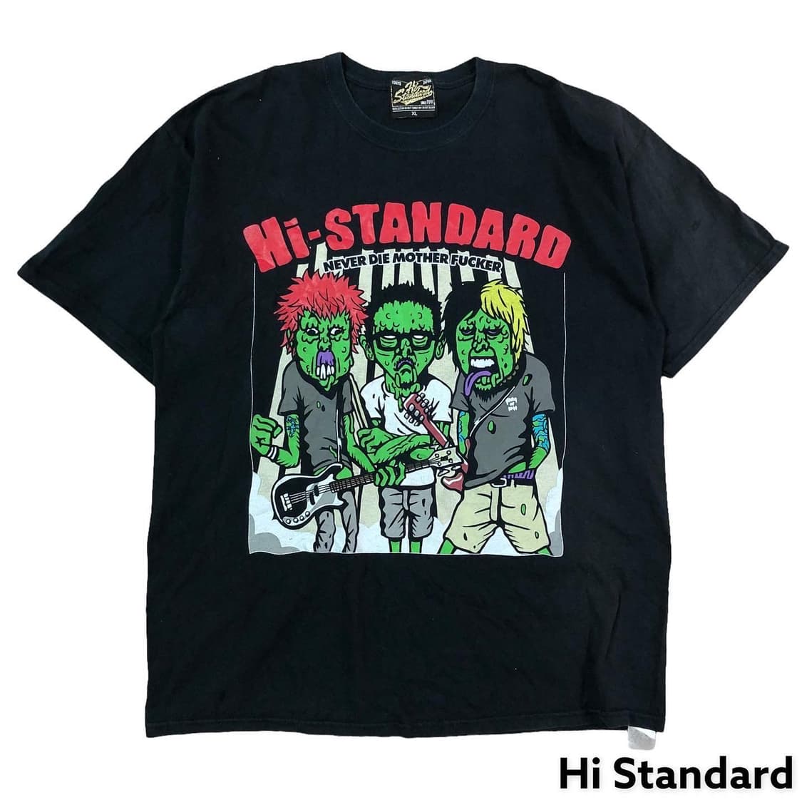 [XL] Hi Standard 프린트 밴드 티셔츠 상품이미지1