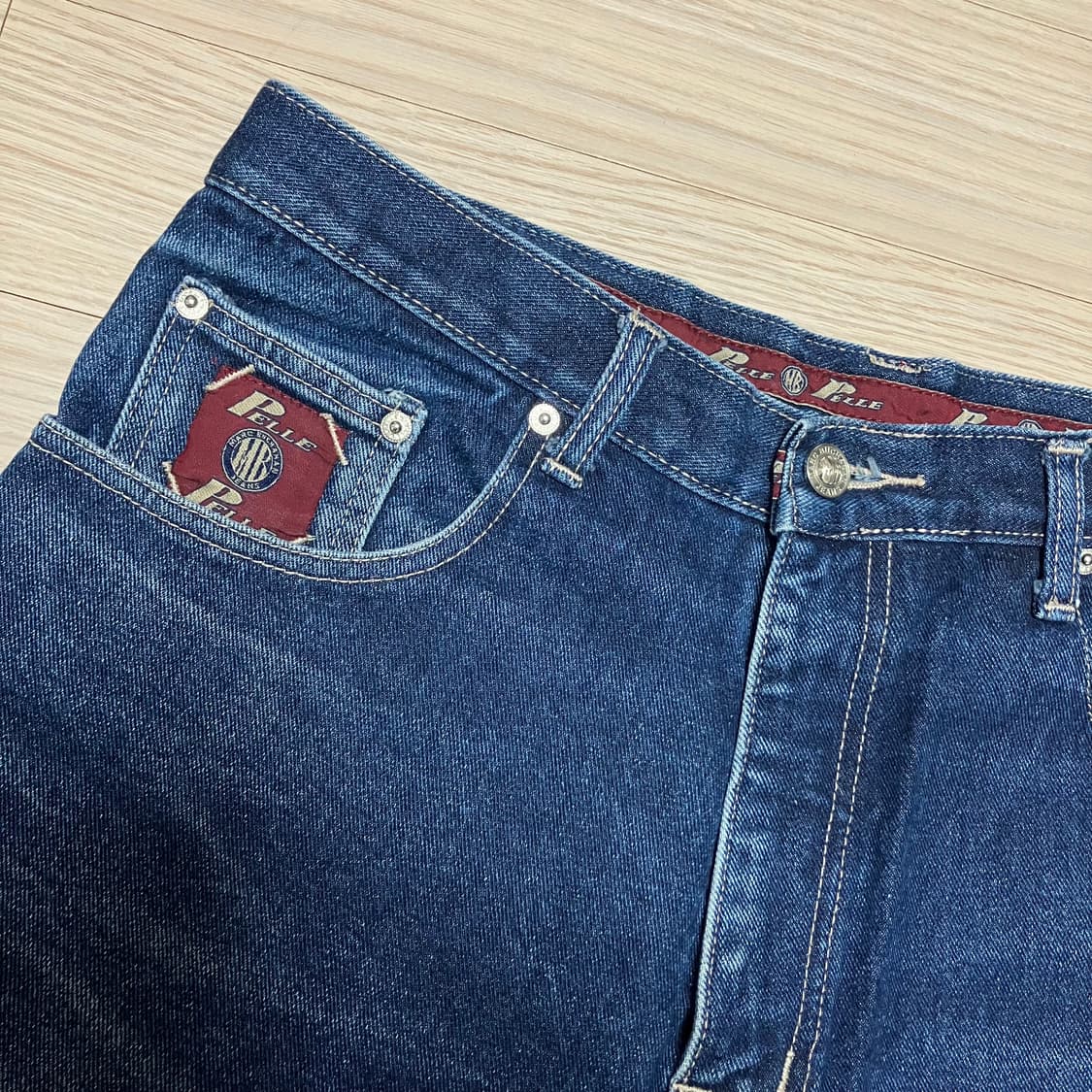 90s PellePelle 펠레펠레 데님 팬츠 상품이미지4