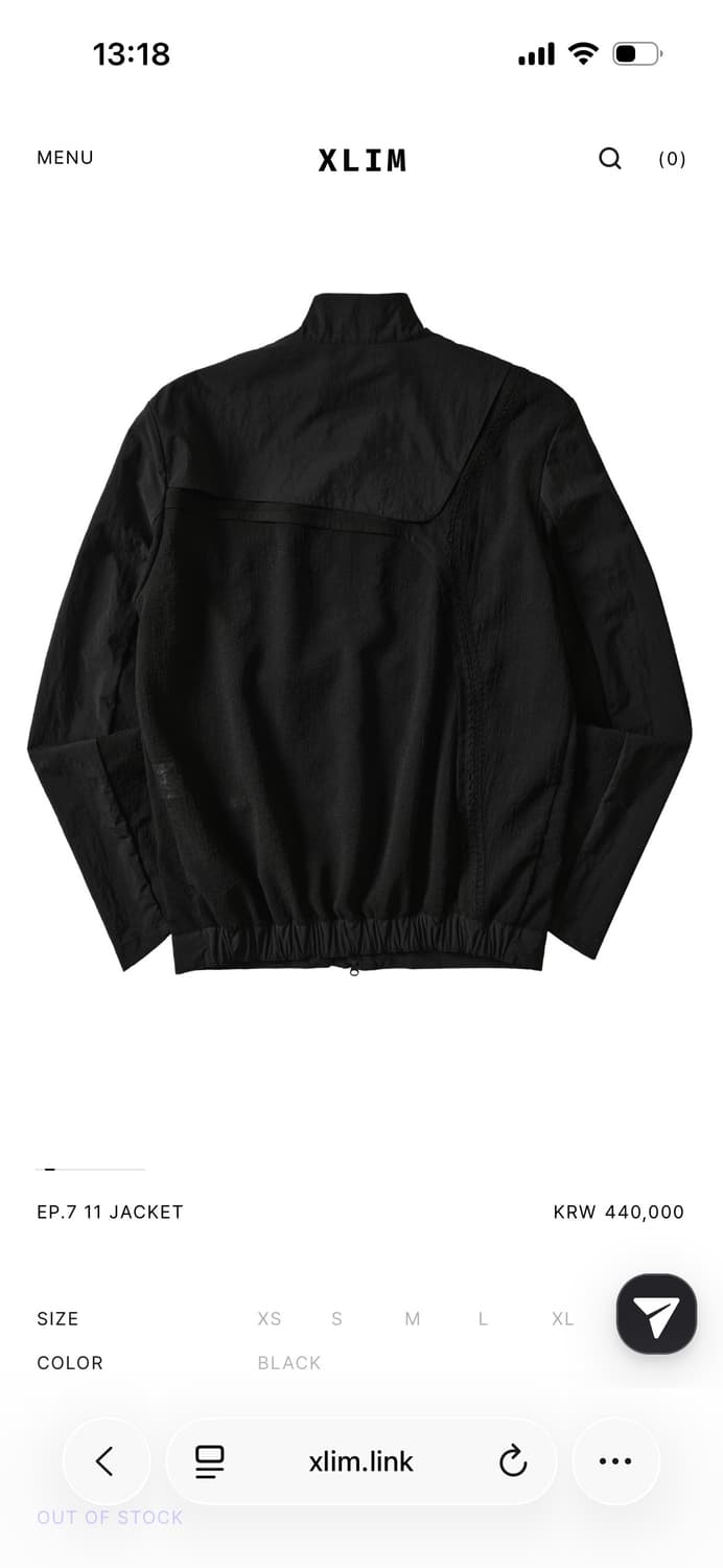 [M]xlim ep.7 11 jacket black 상품이미지2
