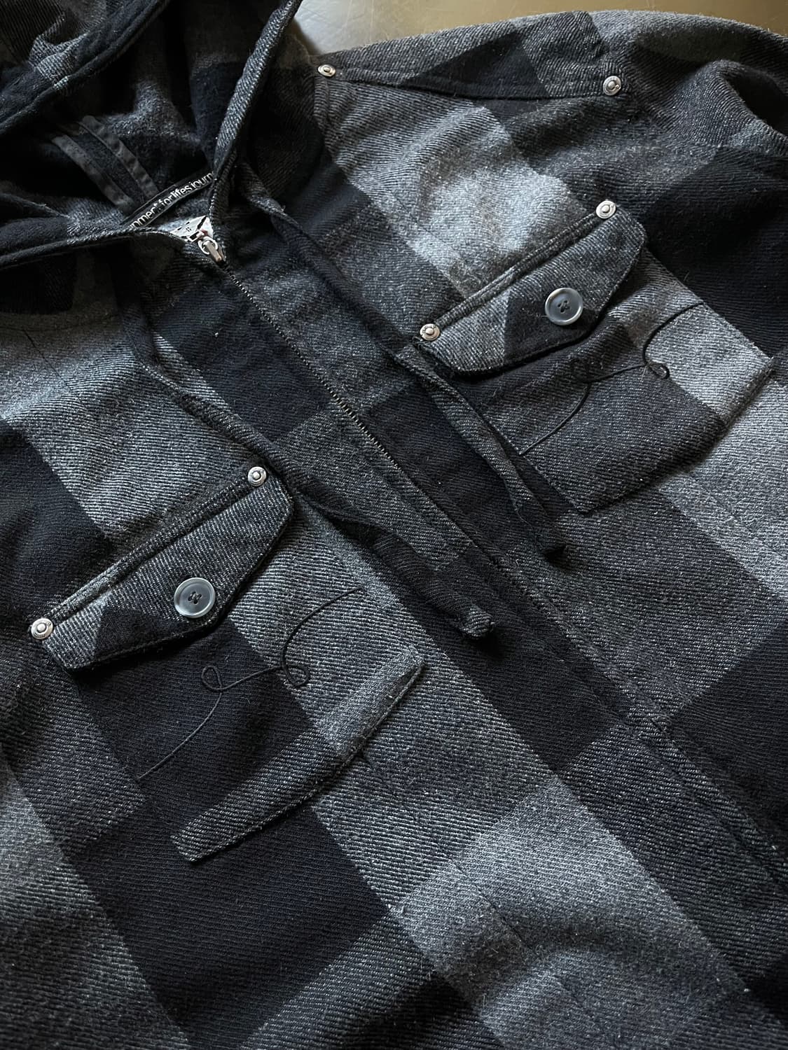 00s LRG Check Pattern Active Hood Jacket 상품이미지5