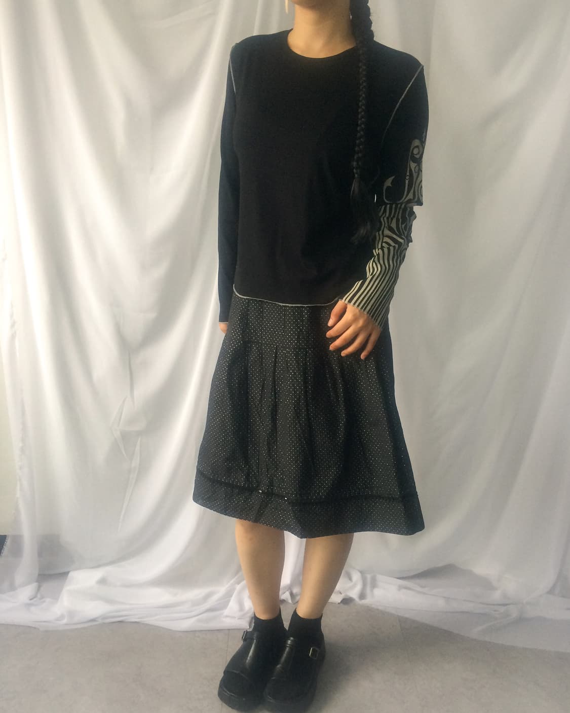 Dot pattern midi skirt 상품이미지7