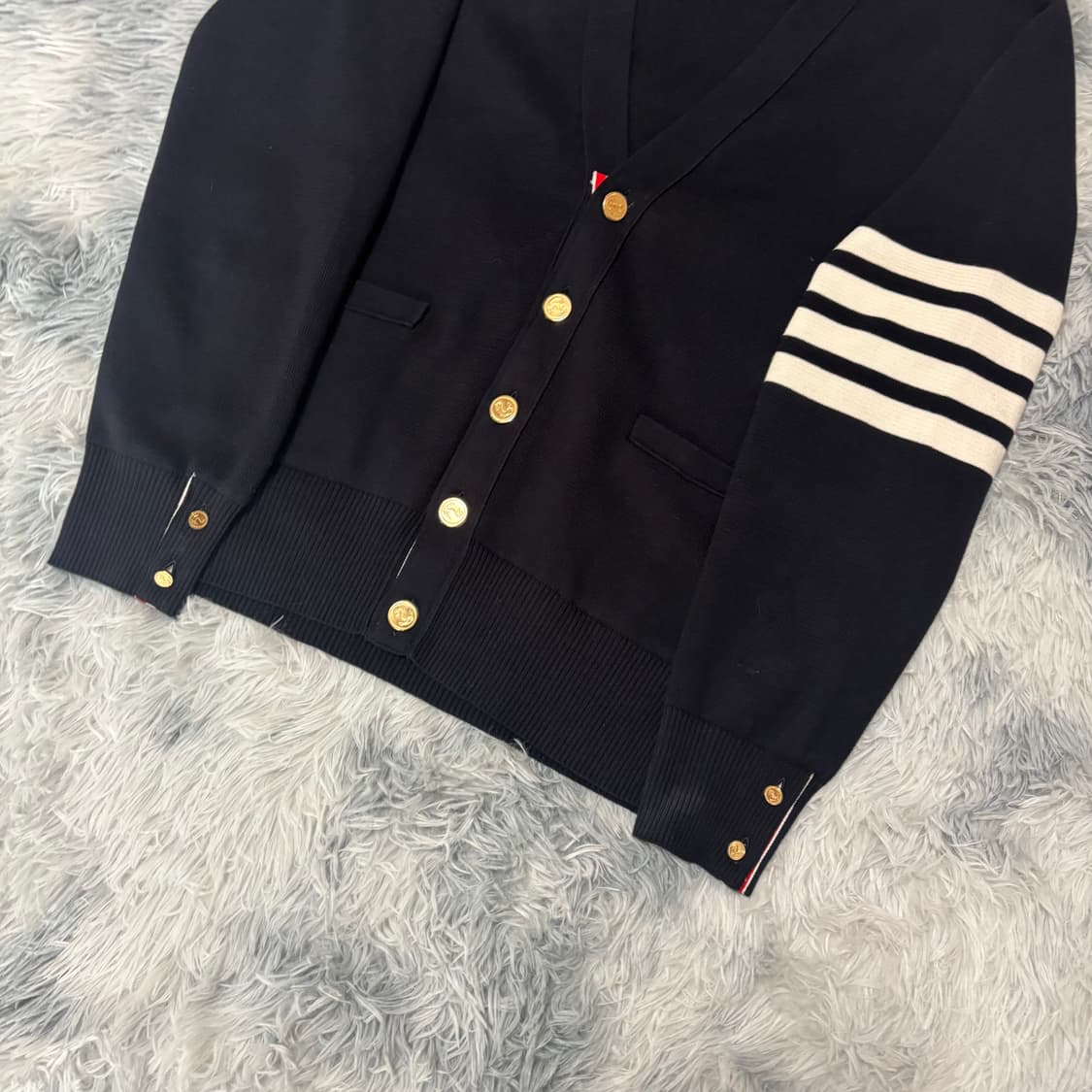 [1 Size] 톰브라운 밀라노 스티치 금장 가디건 상품이미지2