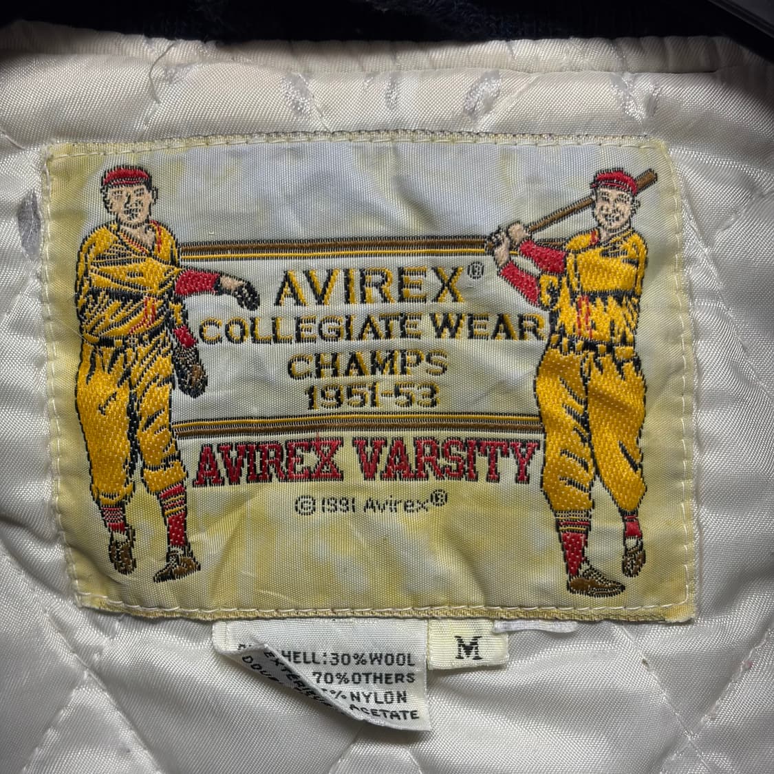 90S 아비렉스 울 바시티 상품이미지9