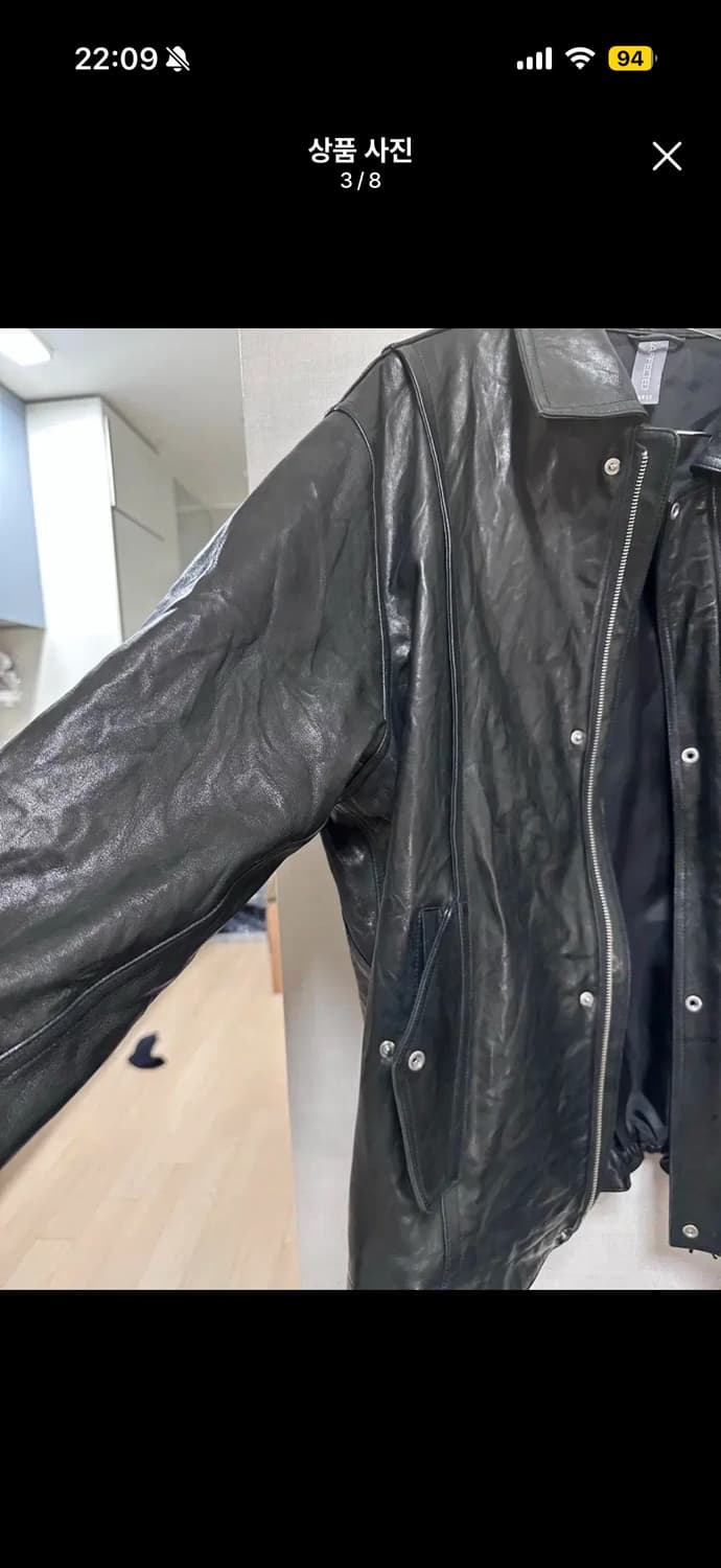 언어펙티드 레더자켓 L사이즈 상품이미지3