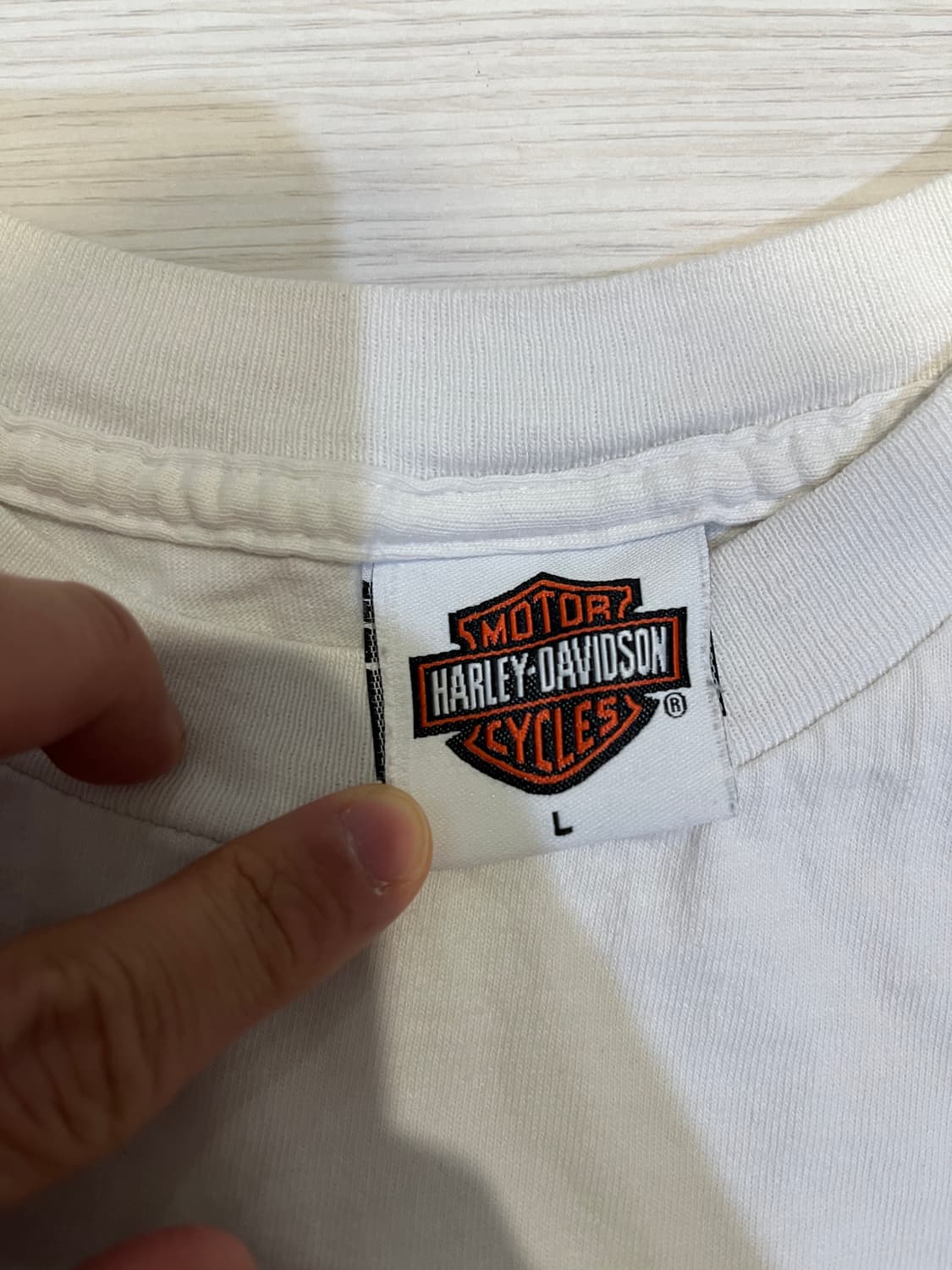 할리데이비슨 빈티지 롱슬리브 L made in USA 상품이미지2