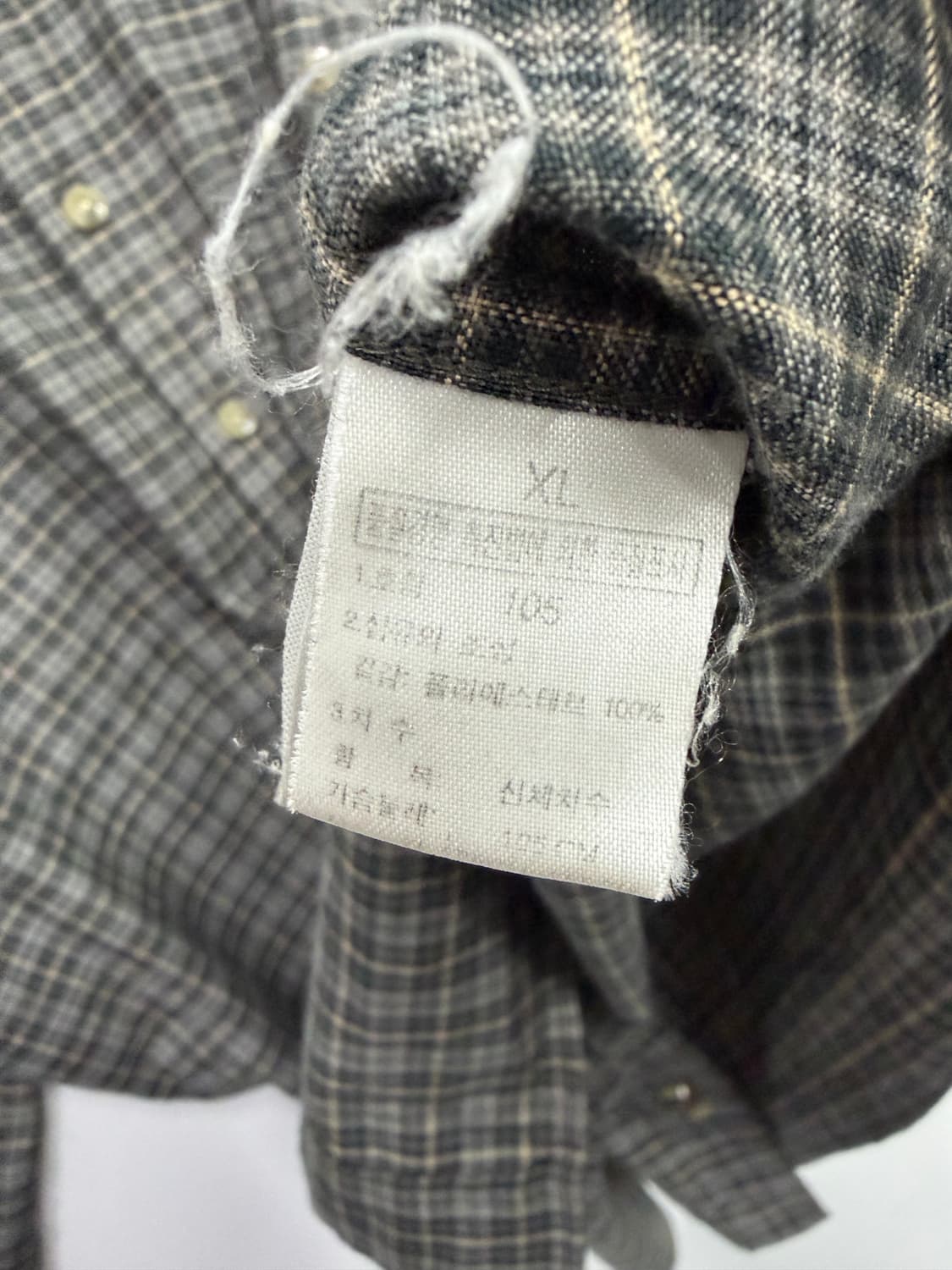 노스페이스 체크남방셔츠 상품이미지3