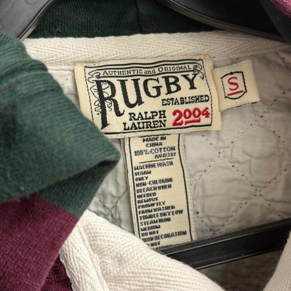 폴로 랄프로렌 럭비 후드티  S 상품이미지2