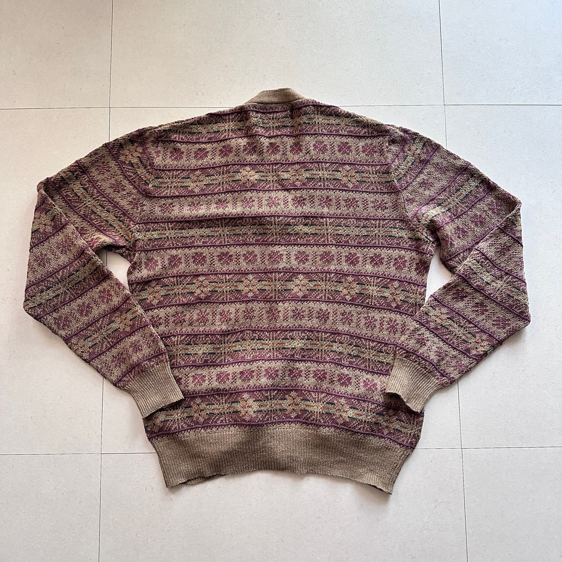 90s 폴로 랄프로렌 페어아일 가디건 M 상품이미지6