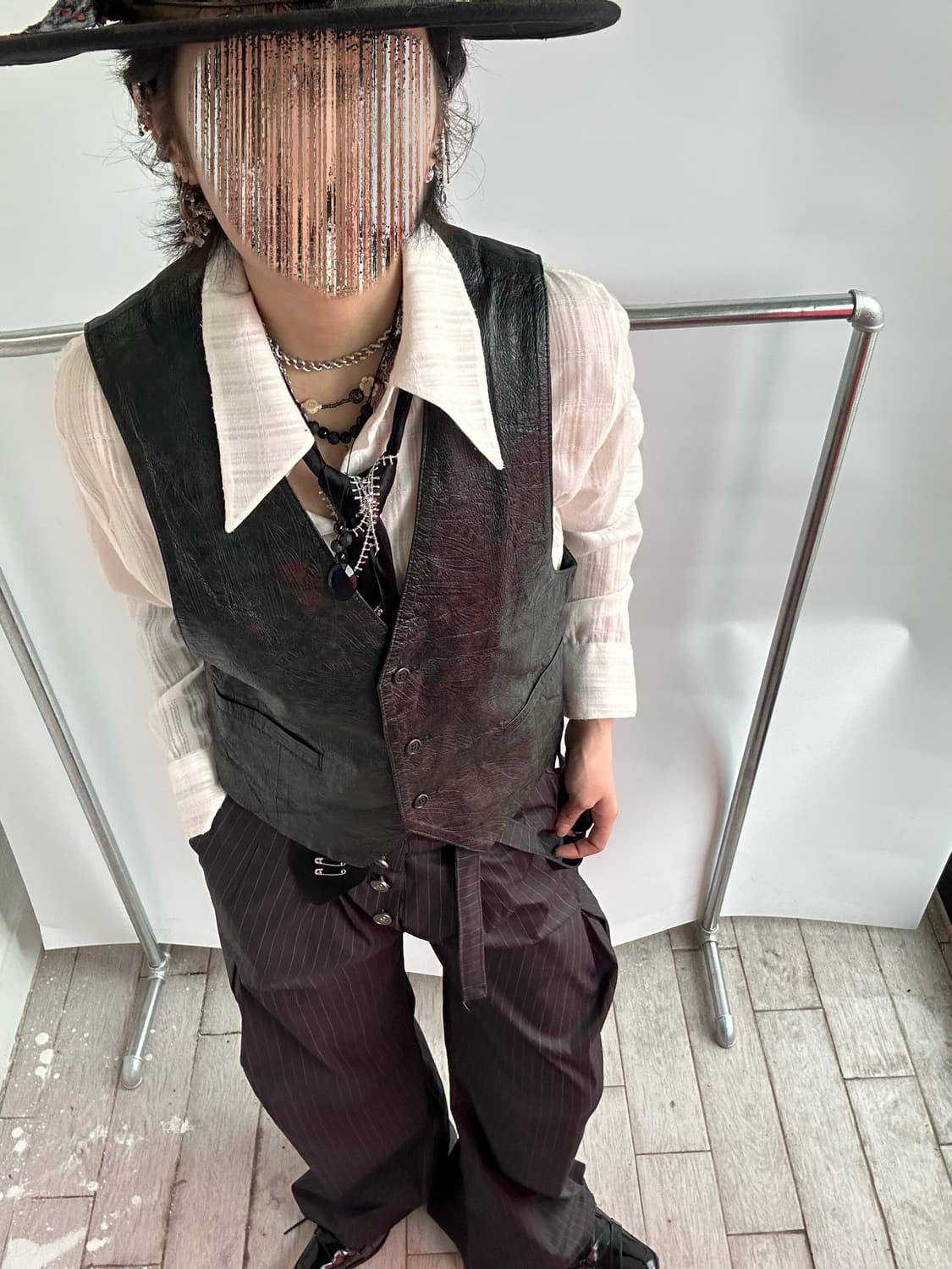 real leather vest 상품이미지2