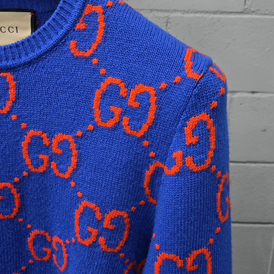 백화점판 / 구찌 GG 자카드 울 니트 S 상품이미지4