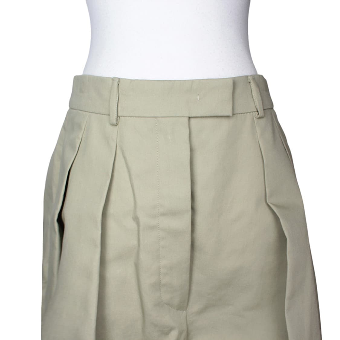 막스마라 인트렌드 카키그린 와이드 퀼로트 팬츠 66 상품이미지4