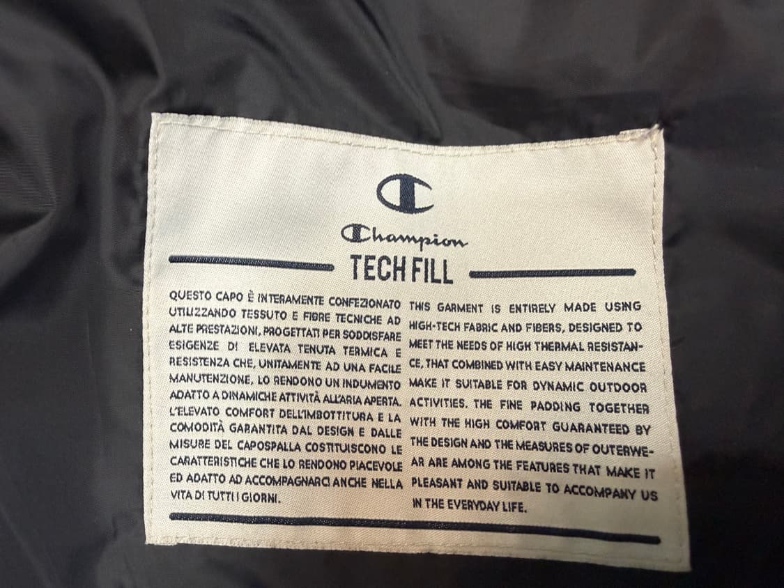 [M] 챔피온 테크필 블랙 패딩 상품이미지9