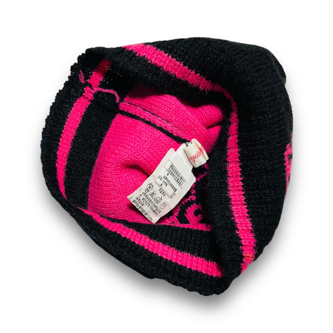 샤리템플 00s y2k 크라운 핑크 빈티지 비니 상품이미지4