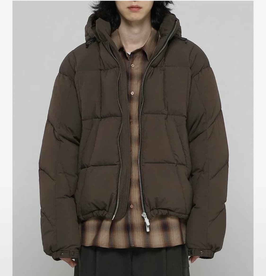 비긴202 헤비다운점퍼 브라운 3사이즈 패딩 상품이미지1