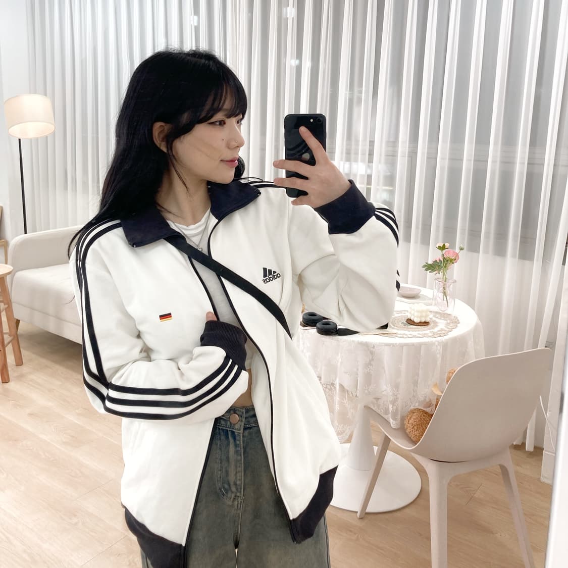 아디다스 독일 축구 져지 집업 트랙탑 상품이미지2