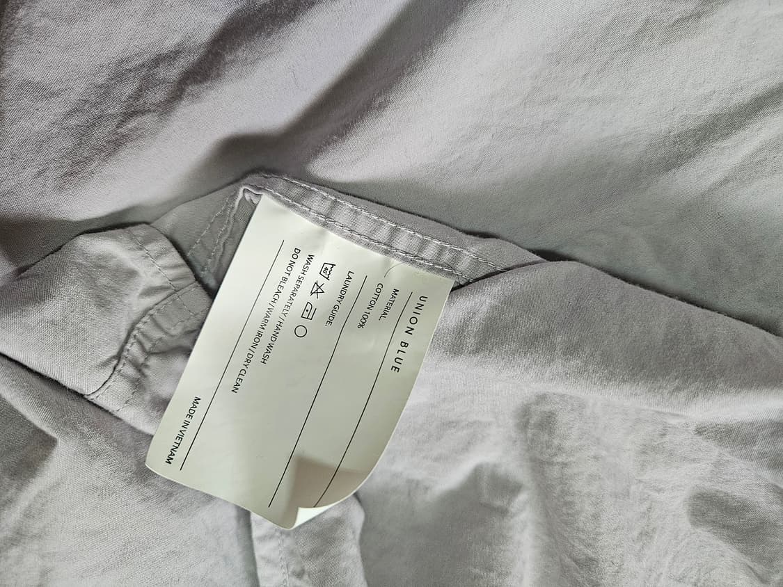 유니온블루  런드리셔츠  그레이  상품이미지3