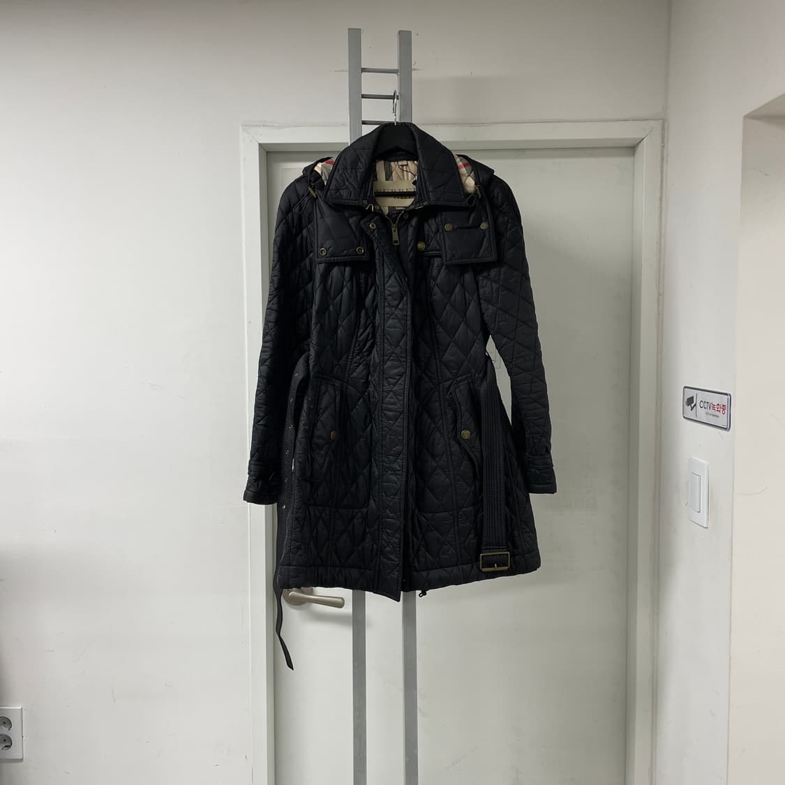 버버리 퀄팅 코트 블랙 M(W) 상품이미지1