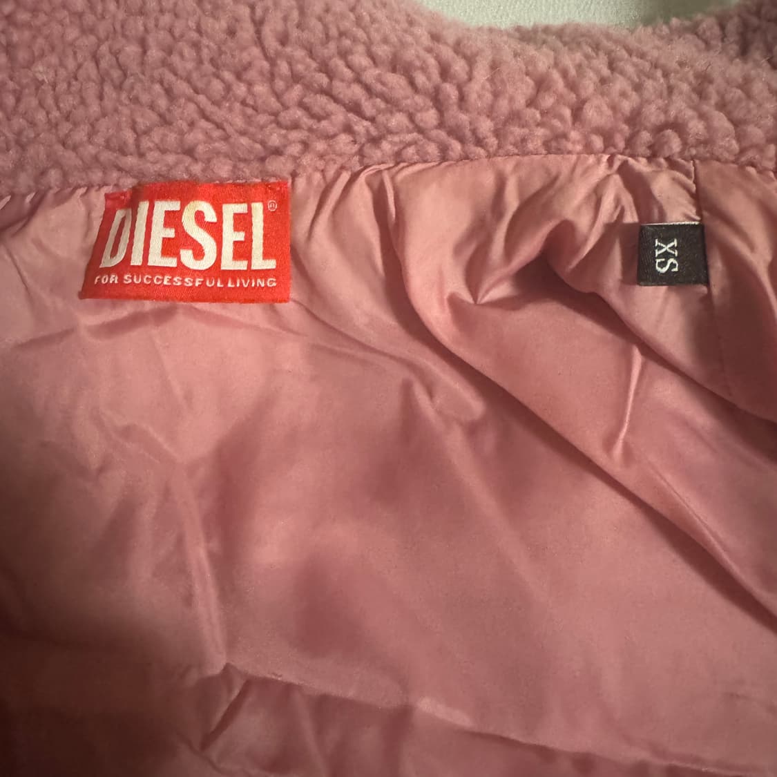 디젤 핑크 후리스 상품이미지4