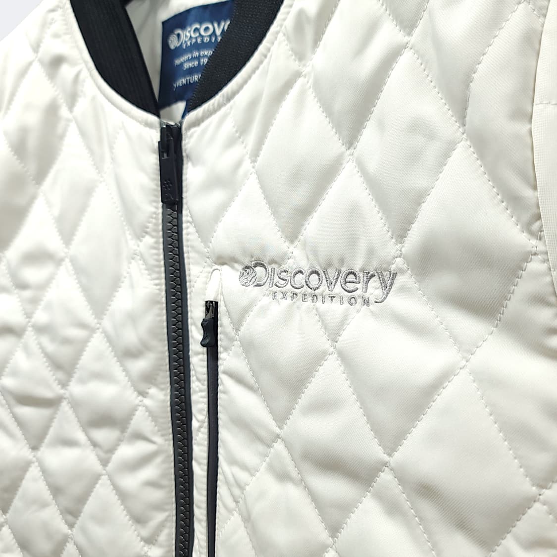 [95] 디스커버리 익스페디션 크림 퀼팅 봄버 자켓 상품이미지5