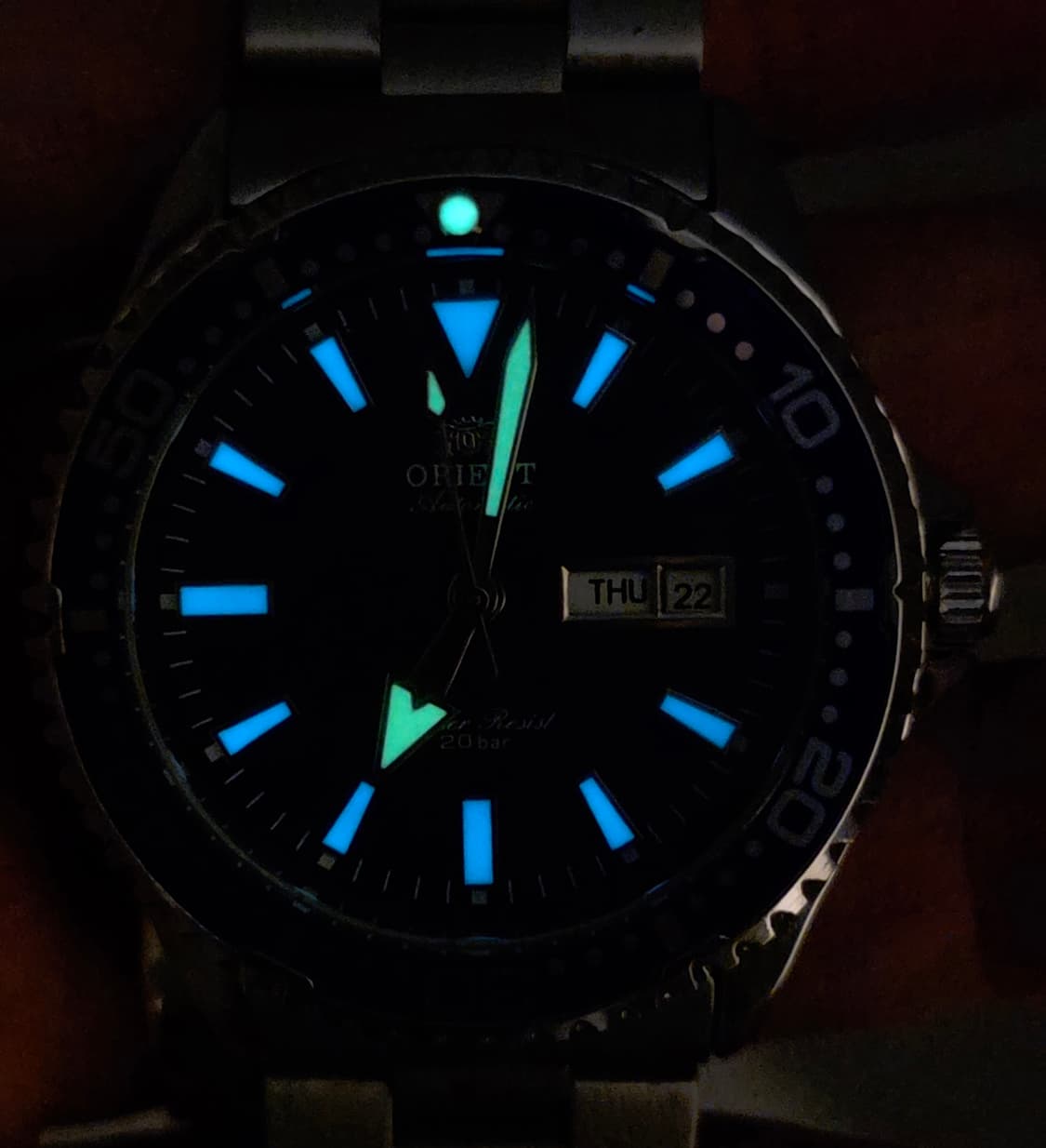 오리엔트 카마슈 RA- AA0002 블루 다이얼 오토메틱 시계 상품이미지8