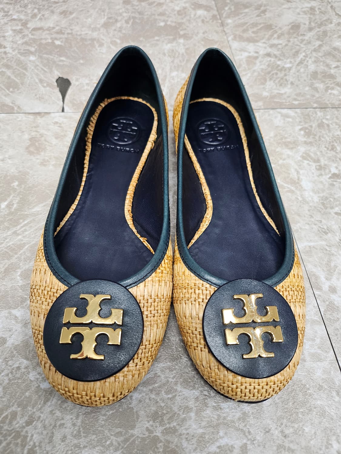 토리버치 라탄 플랫 슈즈 250 상품이미지1