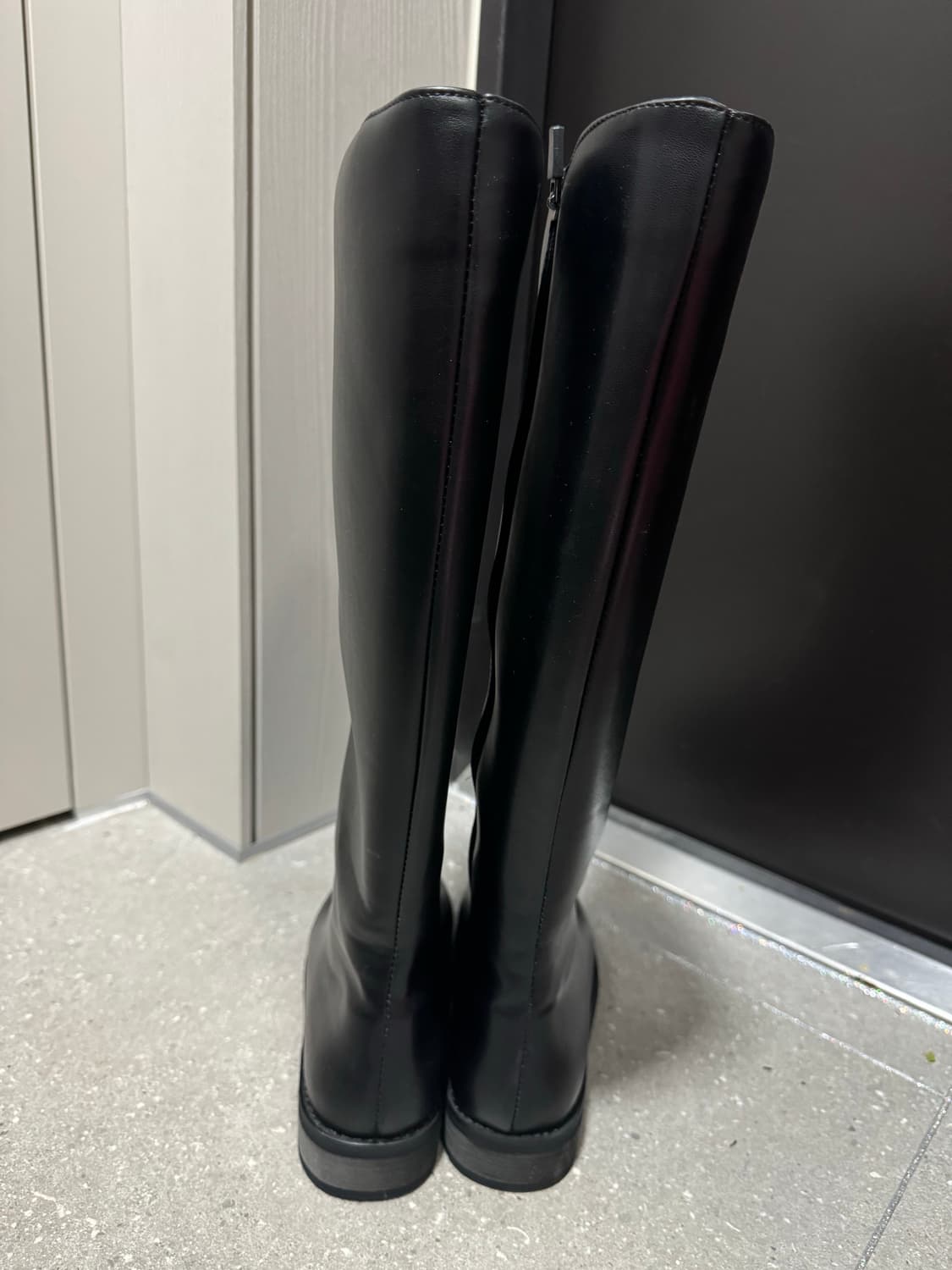 (새거) 검정 롱부츠 245mm 상품이미지3