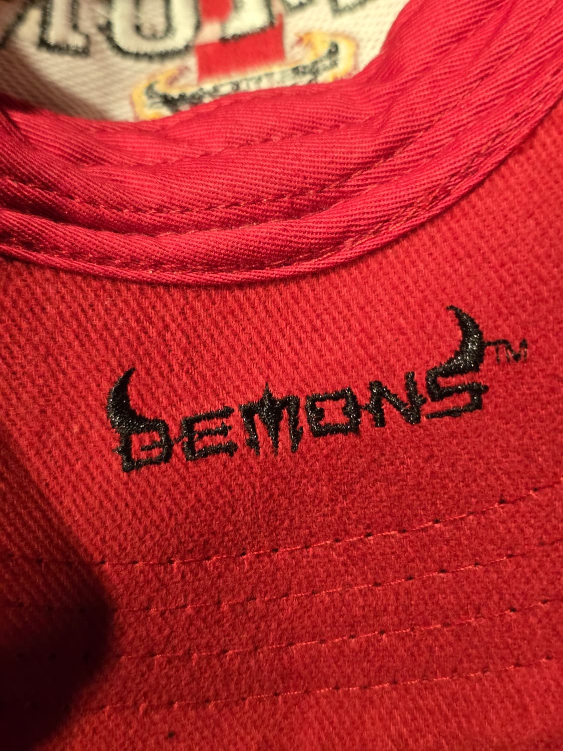 Red "Demons" XFL Hat 상품이미지4