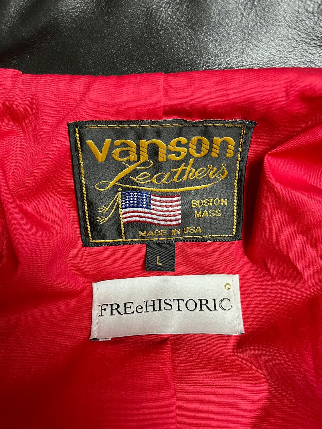 밴슨 Vanson Leathers Enfield 소가죽 자켓 사이즈 L 상품이미지9