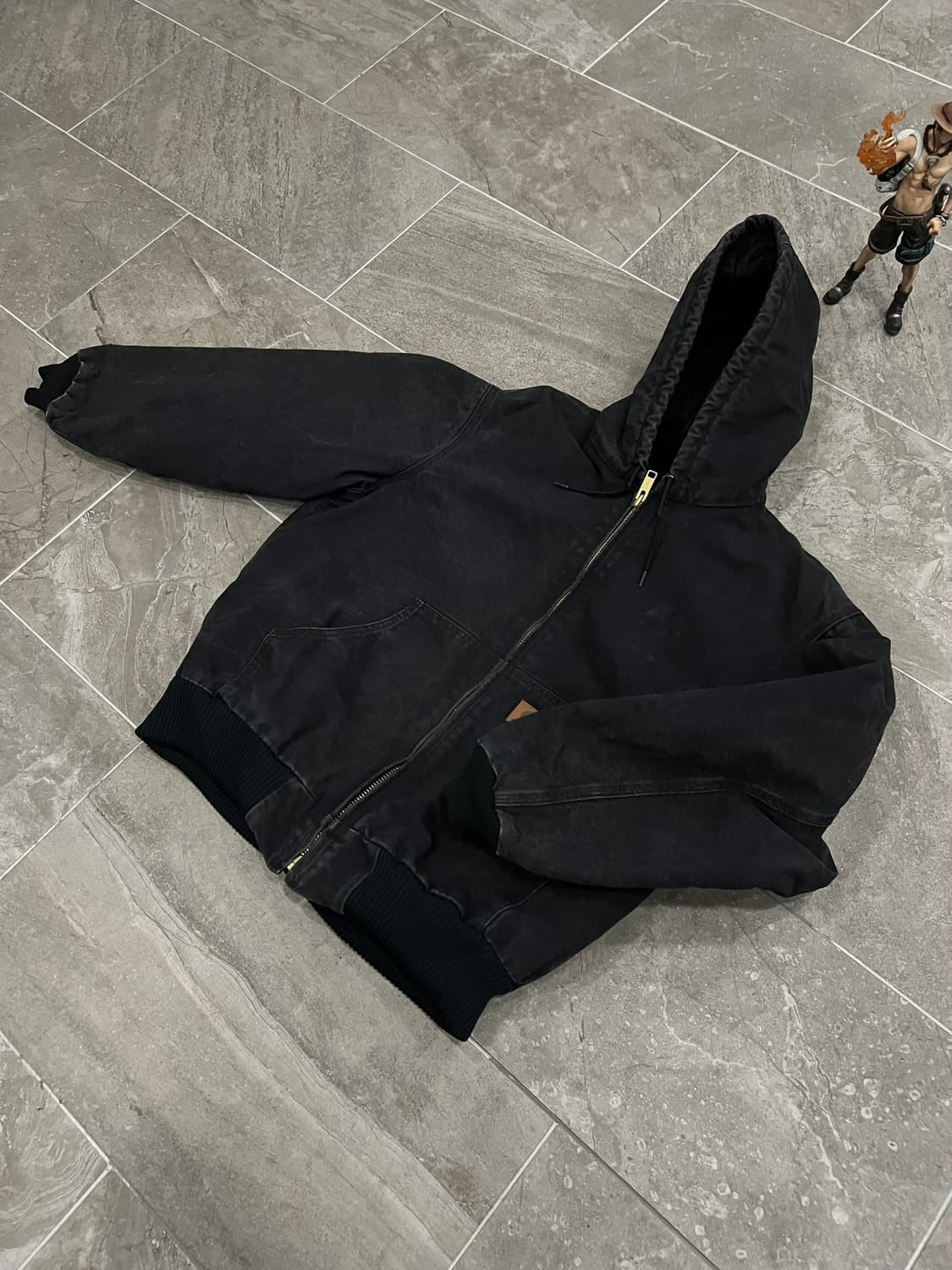 (L) 칼하트 덕 액티브 후드자켓 J130 BLK 블랙 상품이미지8