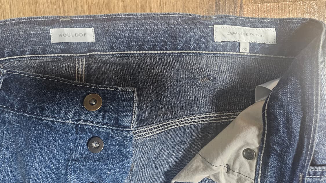 우드비 데님 페인터 팬츠 2size 상품이미지3