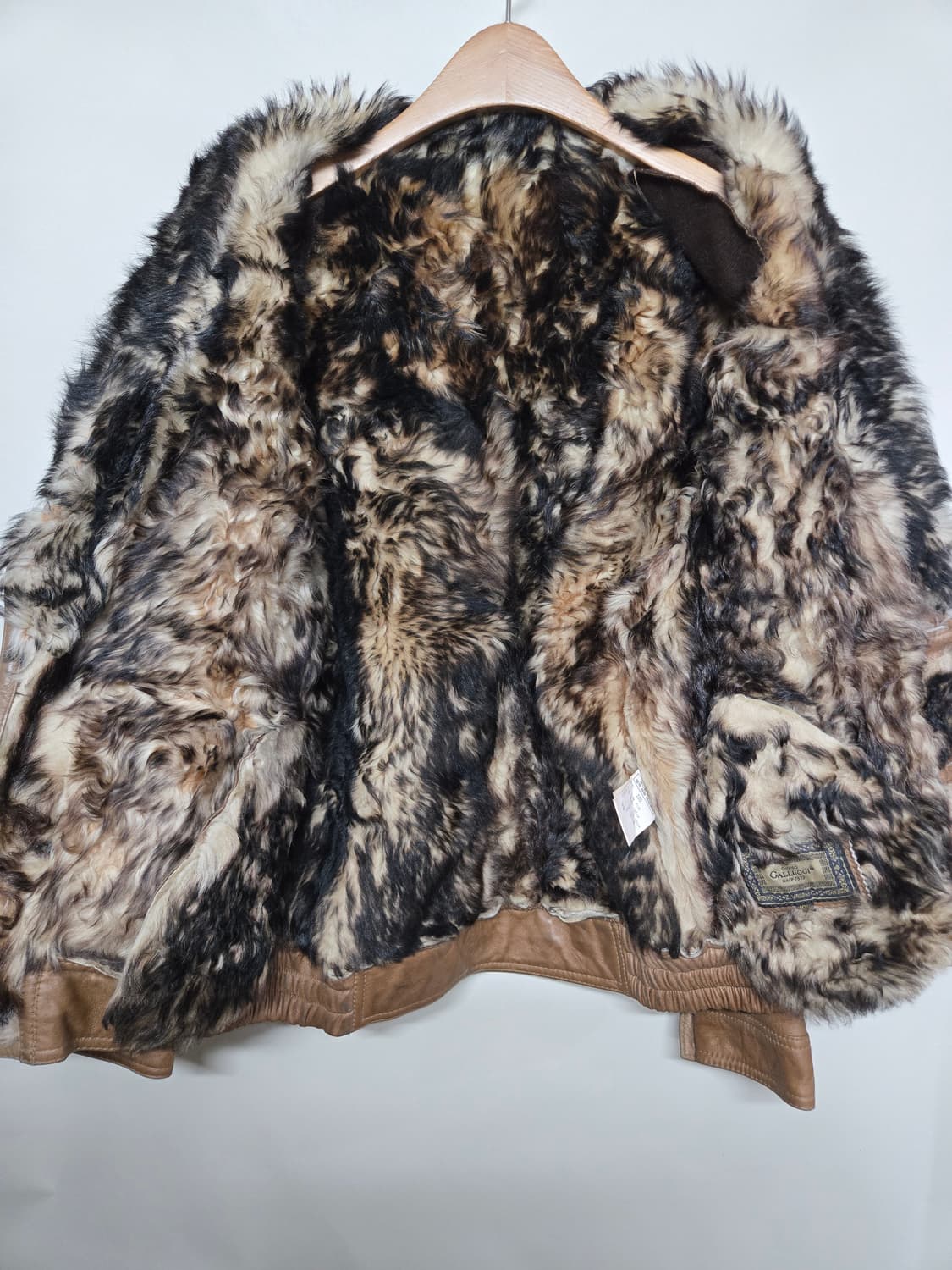 디노 갈루치 양가죽  무스탕 자켓 브라운 105  상품이미지3