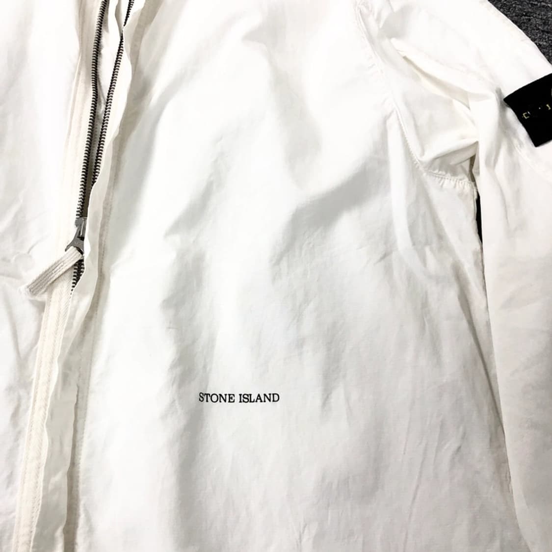 스톤아일랜드 정품 코튼 오버셔츠 자켓 화이트 상품이미지4