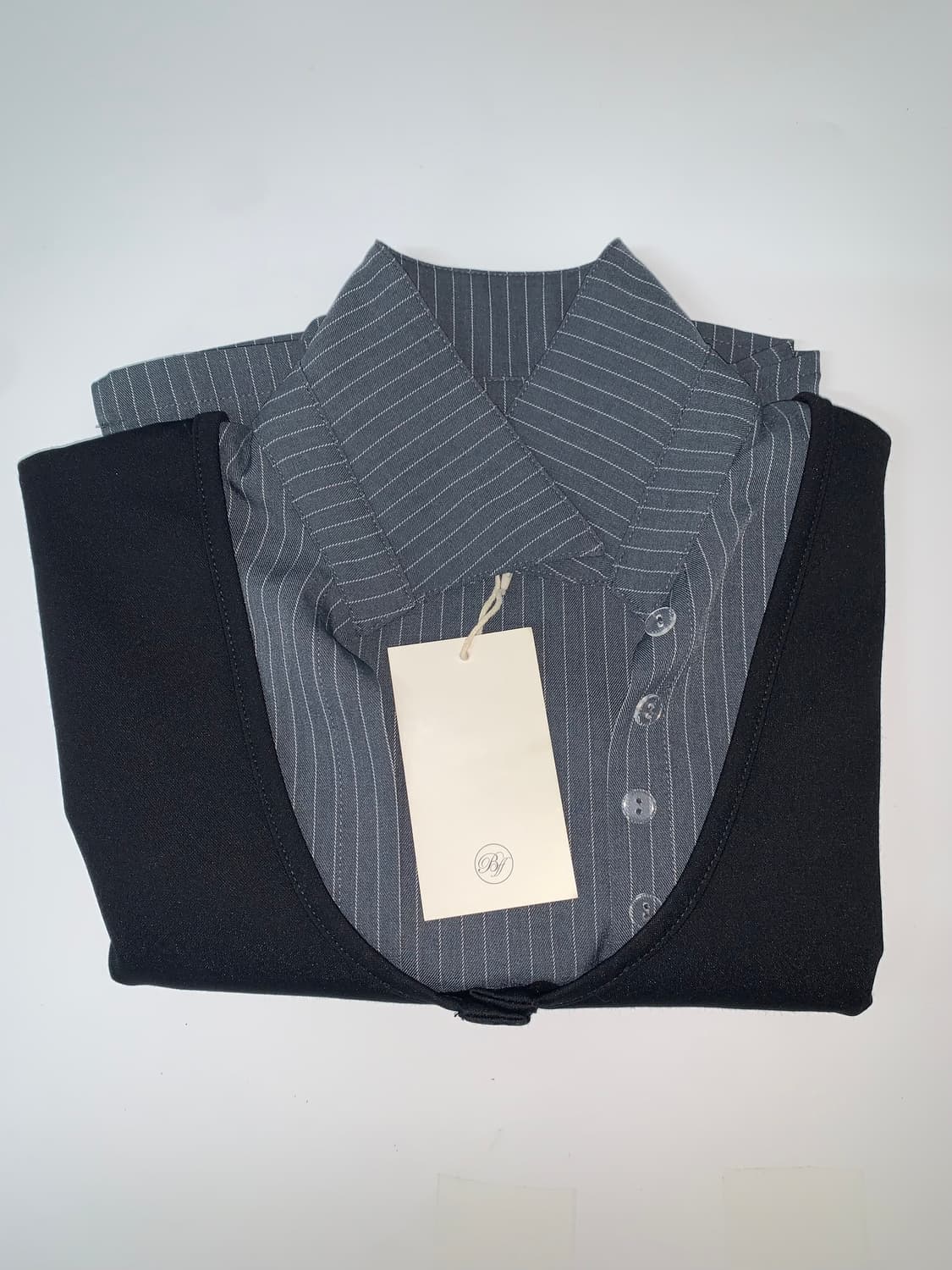 LAYERED SHIRT SLEEVE [BLACK] 사이즈 M 상품이미지5