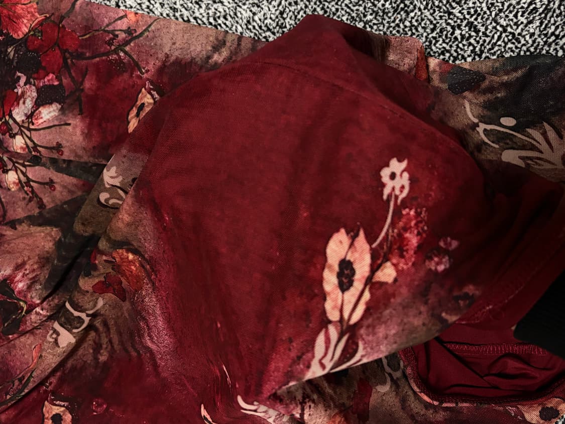 피아오량 플라워 슬림 롱 스커트 오리엔탈 상품이미지4