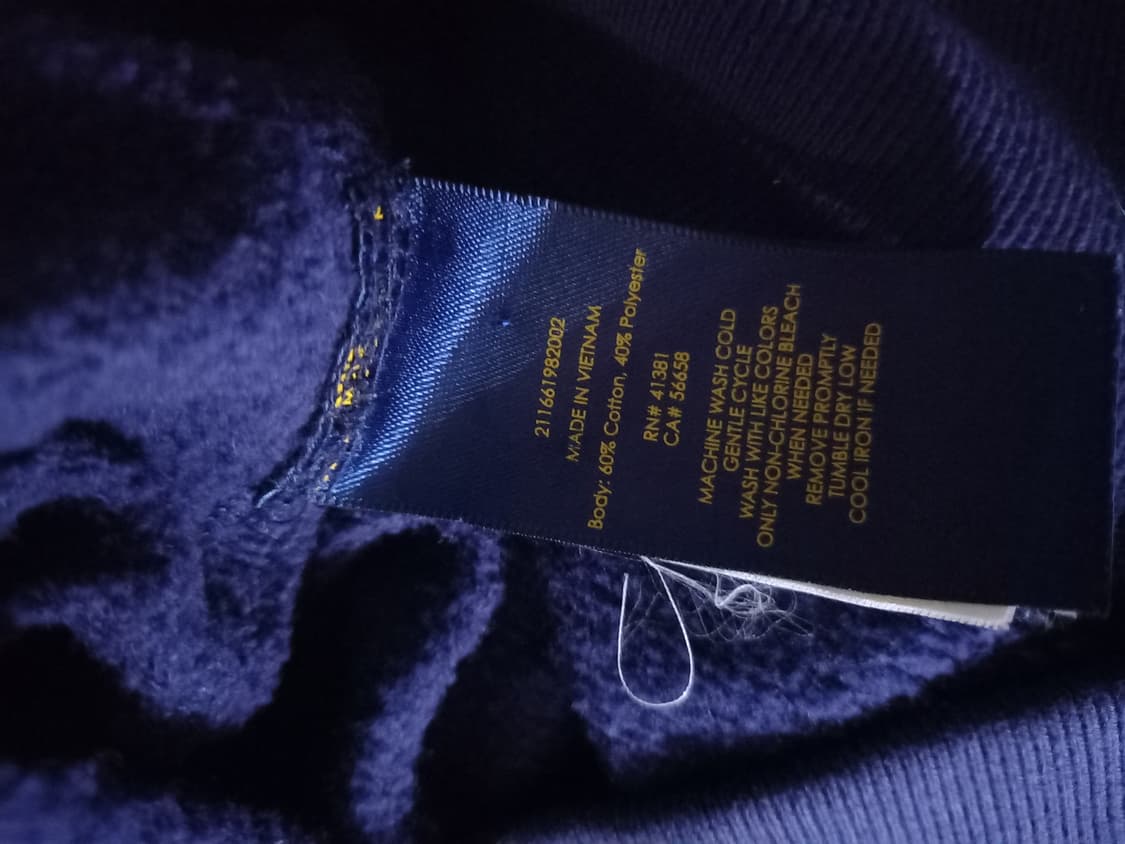 폴로 POLO 빅포니 성조기 USA 여자 후드집업 90/S 상품이미지6